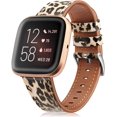 thumbnail image 1 of s Compatible avec Fitbit Versa 2 / Versa/Versa Lite, Accessoires de Remplacement en Cuir Véritable, 1 of 5