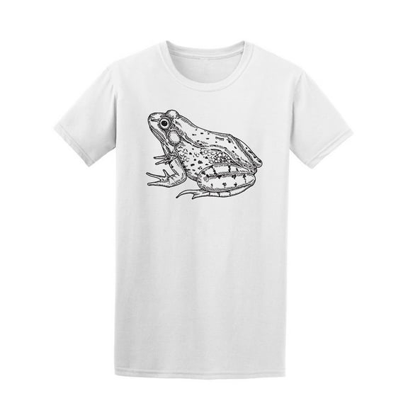 Simple Art Frog T-Shirt Men -Image by Shutterstock, Male 4X-Large