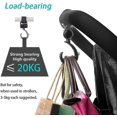 thumbnail image 2 of Paquete de 4 ganchos para bolsas de cochecito, accesorio Universal para cochecito, 2 of 4