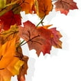 thumbnail image 7 of Fwttom Halloween Maple Leaf Garland, Orange Fall Garland Decorations for Home, Plastic Fall Leaves Garland for Thanksgiving Halloween Decorations Outdoor & Indoor, 7 of 7