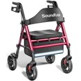 thumbnail image 1 of Andador Soundfuse con Ruedas Todo Terreno de 8" y Asiento, 1 of 8