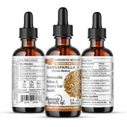 Heavenly Herbals, Inc. Sarsaparilla Q - Mother Tincture, Kidney & Urinary Tract Health. Made in USA 2Fl. Oz Homeopathic Medicine- Smilax Medica. WellnessHerbs Ships from USA