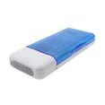 thumbnail image 1 of yeacher Pilulier Intelligent Portable avec 6 Compartiments, DEL 4 Couleurs et Rappel d'Alarme, Pile au Lithium Intégrée, Bleu, 1 of 6