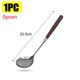 thumbnail image 1 of Juego de utensilios de cocina, espátula para pizza, filete, sartén para freír huevos, pescado, cuchara para sopa con mango de madera, 1 of 6