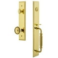 thumbnail image 3 of Grandeur 845430 Carre Solid Brass Rose Keyed Entry Single Cylinder Full Plate "F" Grip, 3 of 5