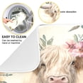 thumbnail image 2 of Kitchen Drying Mat Kitchen Drying Pad 18x24In Drying Dish Mat Dish Drying Mats Kitchen Countertop Multi-Function Drain Drying Mat Two Lovely Cows, 2 of 8