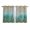 Turquoise, variant on Teal Yellow Oil Painting Kitchen Curtains Short 45 Inch Length, Contemporary Abstract Art Grommet Top Bedroom Living Room Curtains, Light Filtering Cafe Curtain Drapes 2 Panels Set 84''x45''