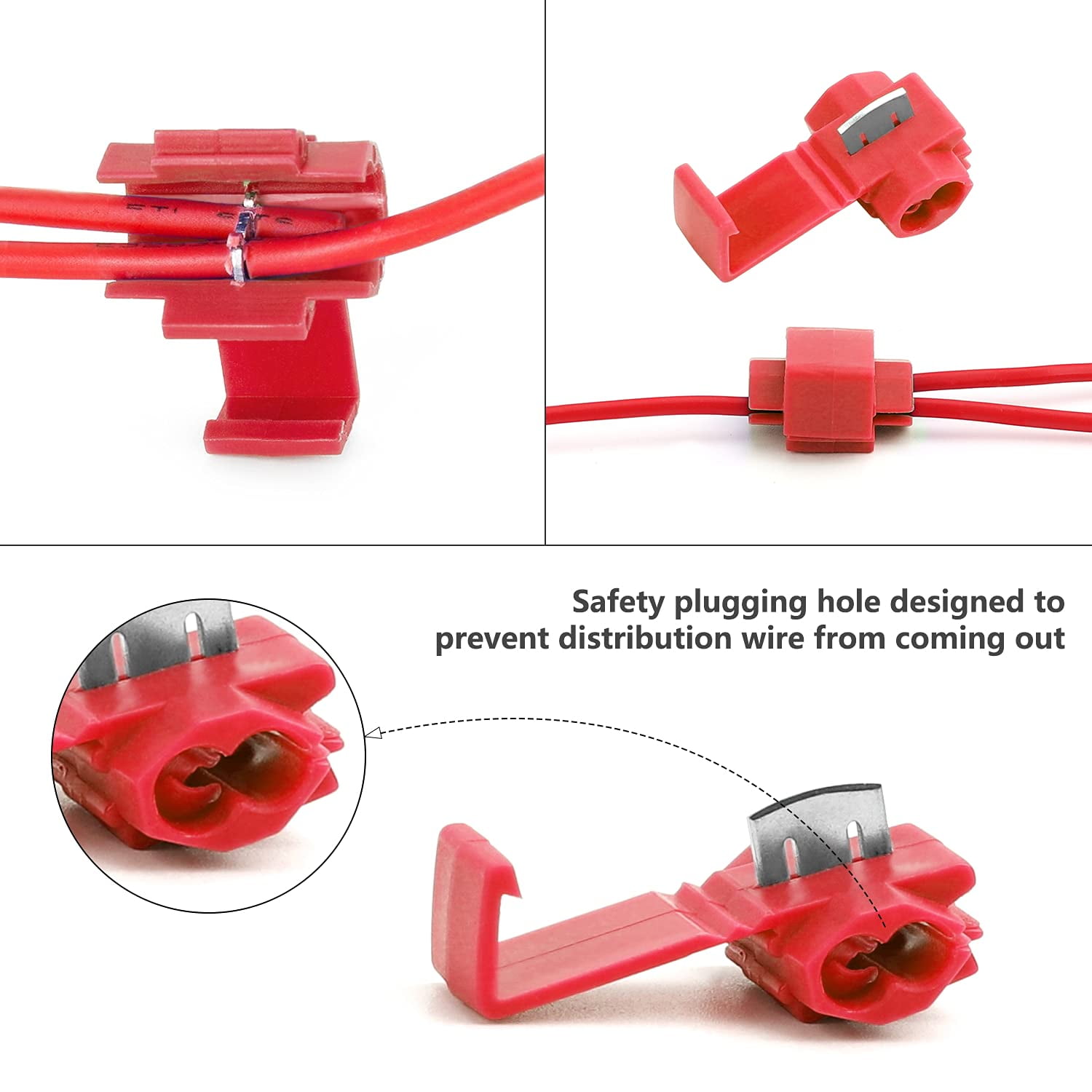 Red Wire Connector 100 Piece
