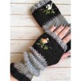thumbnail image 2 of ANGGREK 24cm Fingerless Gloves, Unisex Classic Knitting Wool Gloves, Soft And Comfortable Suitable For Writing Typing Drawing Driving, 2 of 6