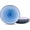 Gradient Blue, variant on Set of 6 Ceramic Dessert Plates, 6 Inch Appetizer Plates for Cake, Snacks & Side Dishes, Microwave & Dishwasher Safe