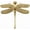 Pvd, variant on Gamvdout Pack of 1 Brass Dragonfly Cabinet Knobs Pure Copper Dragonfly Decoration Handles Gold Drawer Cabinet Door Cupboard Wardrobe Dresser Pulls Knobs Hardware