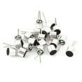 thumbnail image 1 of Unique Bargains 20 Pcs -50dB 2.2K Ohm 2Pins Stereo Uni-Directional Electret Condenser Microphone, 1 of 1
