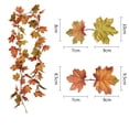 thumbnail image 1 of AKEGAMN Fall Decor Festival Simulation Maple Leaf Rattan Decoration Christmas Party Wall Hanging Maple Leaf Rattan, 1 of 2