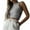 Gray, variant on Enjoytime Women Crop Summer Outfits 2024 Solid Color Crewneck Sleeveless Knitted Sports Vest Basic Hollow Out Stretch Exercise Yoga Running Women's Short Top