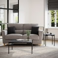 thumbnail image 2 of CorLiving Arlo Marbled Finish Tabletop Indoor Coffee and Side Table Set, 2 of 10