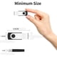 thumbnail image 5 of Flash Drives EASTBULL, paquete de 50 unidades, 8 GB, USB 2.0, color negro, 5 of 9