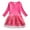 Rose, variant on YTDSCS Kids Girls Spring Autumn Dresses for Toddler Mesh Splicing Long Sleeve Party Dress Baby Cotton Crewneck Casual Dress for Girls 1-9T