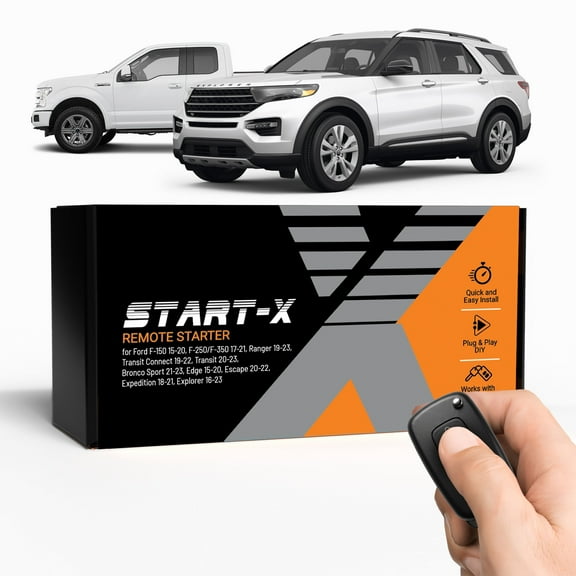 Start-X Remote Starter Kit for Select Ford Vehicles with Key or Push-to-Start Ignition