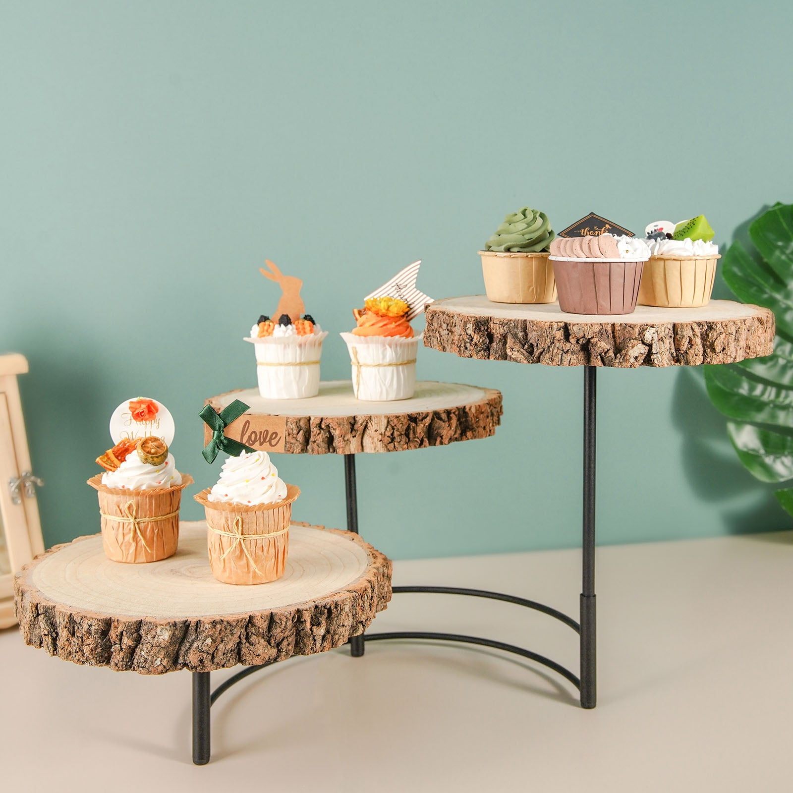 Cake stand made of wood sale