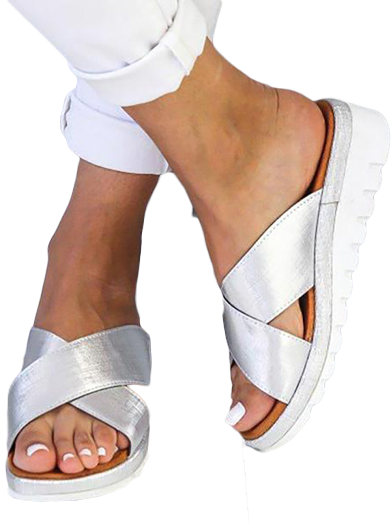 wide strap flip flops