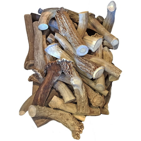 1 Pound Pack X-Large - Jumbo - Antler Dog Chews - C Grade - WhiteTail (Best Antler Chews For Dogs)
