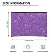 thumbnail image 4 of Vsdgher Purple Glitter DuPont paper portable toiletry bag for Women&Men Camping Outdoor Tent Home Office,Hanging Hook, Water-resistant Makeup Cosmetic Bag, 4 of 8
