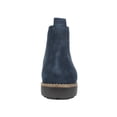 thumbnail image 2 of WHITE MOUNTAIN Womens Navy Pull Tab Padded Lug Sole Auburn Round Toe Lace-Up Leather Booties 7 M, 2 of 4