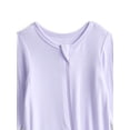 thumbnail image 2 of Wonder So Soft Modal by Wonder Nation Baby Unisex Two-Way Zipper Footed Sleep N Play Pajamas, Sizes Preemie-6/9 Months, 2 of 3