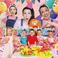 thumbnail image 4 of Ms Rachel Party Supplies for Photography Taspestry Post Backdrop Banner Background Birthday Decorations, 4 of 6