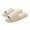 Beige, variant on Samickarr Summer Slippers For Women Indoor And Outdoor Wide Fashion Couple Casual Linen Round Head Stripe Comfy Casual Flops Home Shoes