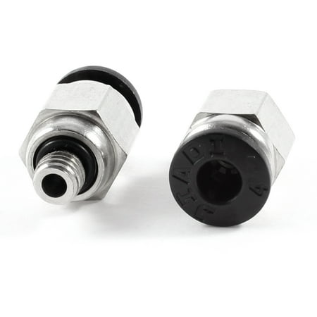 

Unique Bargains 2 x Straight Through Quick Connect Pneumatic Fitting 4mm x 5mm Male Thread