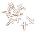 thumbnail image 2 of jifeng 10pcs / Lot Croix Forme Trombones, Trombones de Couleur, Pince à Clip Photo pour, 2 of 6