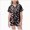 A12-Grey, variant on Girls Outfits Set Halloween Pumpkin Print Shirts and Shorts