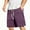Purple, variant on Havenre Men's Cargo Shorts Big and Tall Relaxed Fit Casual Work Shorts Drawstring Outdoor Hiking Shorts with Zipper Multi Pockets Khaki XXXXL