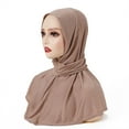 thumbnail image 4 of Head Scarf Adjustable Strap Buttons Cape Head Wrap Women Full Cover Head, 4 of 8