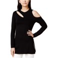 thumbnail image 2 of Blusa tipo túnica Rachel Roy con hombros descubiertos negra grande Sayo, 2 of 2