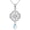 Style 3, variant on SISGEM 925 Sterling Silver Moonstone Pendant Necklace, Retro Vintage Moonstone Necklace for Women, Jewelry Gift for Mother's Day, Birthday Anniversary Christmas, with 18+2inch Chain