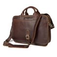 thumbnail image 3 of Genuine Leather Leisure Briefcase Large Laptop Business Handbag For Men, 3 of 4