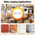 thumbnail image 4 of Stainless Steel Wall Mount Microwave Shelf, 60cm Heavy Duty Kitchen Organizer Rack with 12 Hooks for Spices & Utensils, Space Saving Storage for Microwave Oven in Apartments, 4 of 15