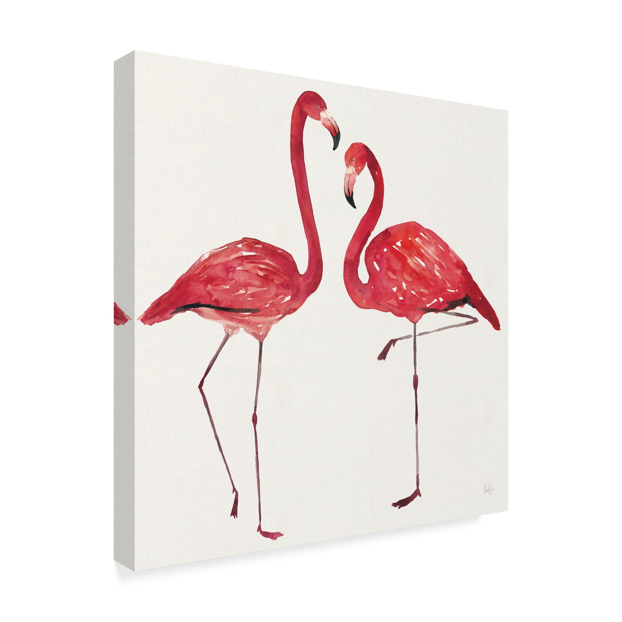 Trademark Fine Art 'Tropical Fun Bird IV' Canvas Art by Harriet Sussman