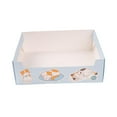 thumbnail image 2 of Caja de arena desechable para gatos, inodoro de viaje para gatitos, caja de arena para mascotas, contenedor de arena para mascotas Grueso Azul39x29x12cm jinwen Bandeja de arena para gatos, 2 of 8
