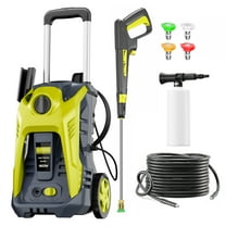 Pressure Washer Power Washer with 25FT Hose, 4 Quick Connect Nozzle, Foam Bottle for Car Patio Drive Home Outdoor Cleaning