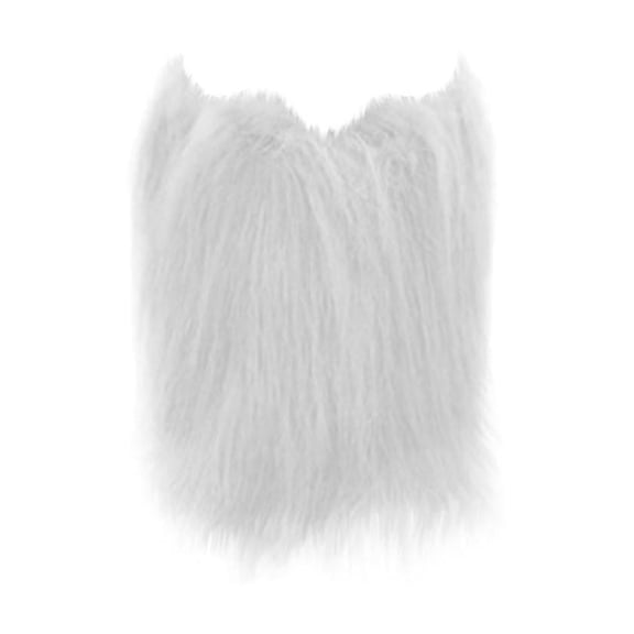 Kumdkd Santa Claus Themed Winter Scarf, Extra-Thick Fleece Festive Neck Warmer for Adults & Kids, Christmas Party Costume Accessory, Holiday Decor