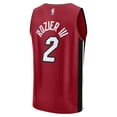 thumbnail image 3 of Men's Fanatics Terry Rozier Red Miami Heat Fast Break Player Jersey - Statement Edition, 3 of 3