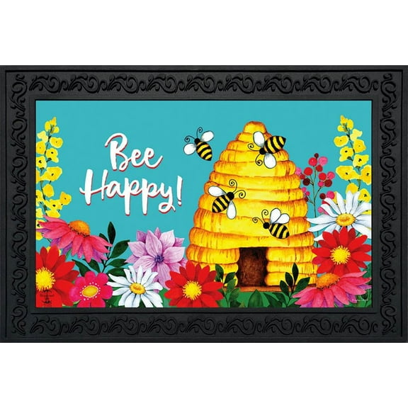 Briarwood Lane Bee Happy Hive Spring Doormat