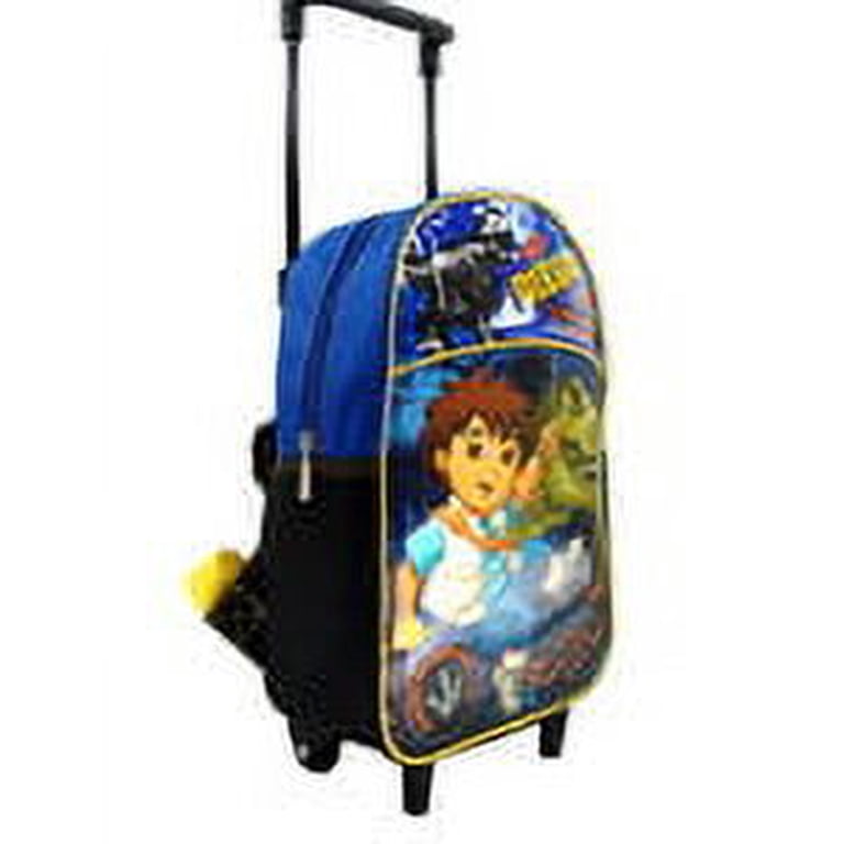 Small Rolling Backpack - - Dinosaur New School Book Bag  display picture 3