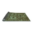 thumbnail image 2 of Ahgly Company Indoor Square Abstract Light Blue Contemporary Area Rugs, 3' Square, 2 of 4
