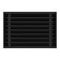 thumbnail image 2 of BUILDMART - 24x16 Modern AC Vent Cover - Decorative Black Aluminum Air Vent - Standard Linear Slot Diffuser - Heating and Cooling Register Grille for Ceiling, Walls & Floors - Texas Buildmart, 2 of 8
