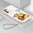 thumbnail image 4 of Carcasa OPPO A16 A16K A16S A16E A17 A15 A15S A35 A83 A57 2022 A54 5G A55 4G Funda Para Teléfono De Lujo Trasera Macaron Color De Gama Alta Winnie The Pooh De Chapado Ultrafina, 4 of 4