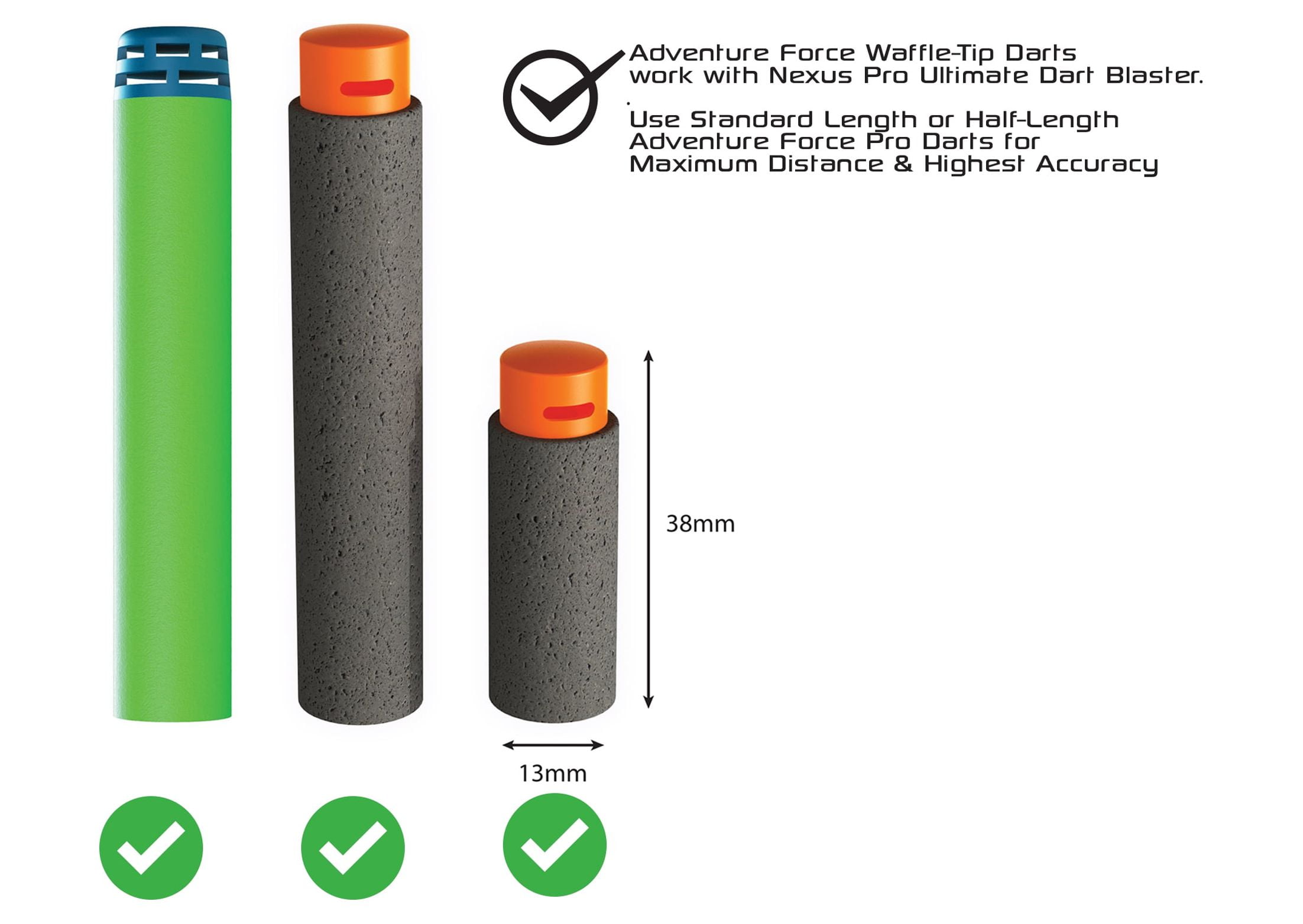 Adventure Force Tactical Strike Aeon Pro Ultimate Foam Dart Blaster - Shoots over 125 ft